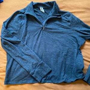 cropped quarterzip